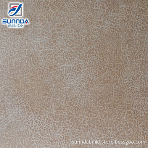 Sunnda non slip glaze tile, brown gray leather texture tiles